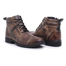 Bota Coturno Masculino Couro Legitimo Alfa