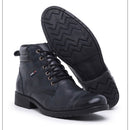 Bota Coturno Masculino Couro Legitimo Alfa