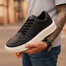 (PAGUE 1 LEVE 2 - PROMOÇÃO EXCLUSIVA) Sapatênis Ortopédico Alfa Casual Masculino Em Couro Premium